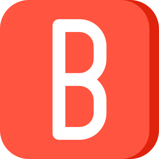 Free Icon | Letter B