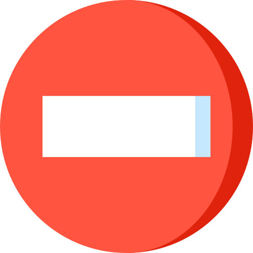 No entry free icon No entry free icon
