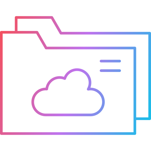 compartir en la nube icono gratis