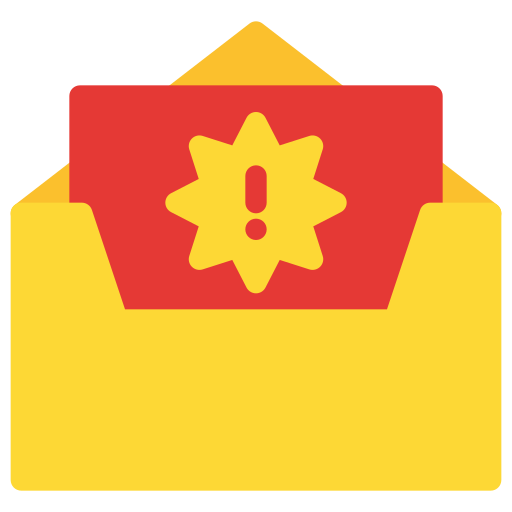 correo no deseado icono gratis