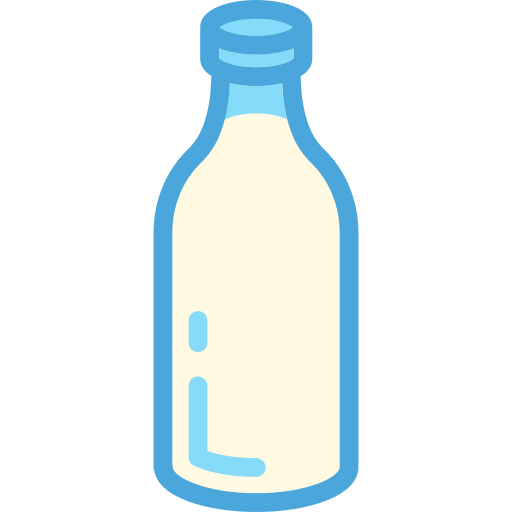 botella de leche icono gratis