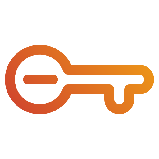 Key Generic Gradient icon