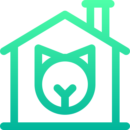 casa de mascotas icono gratis