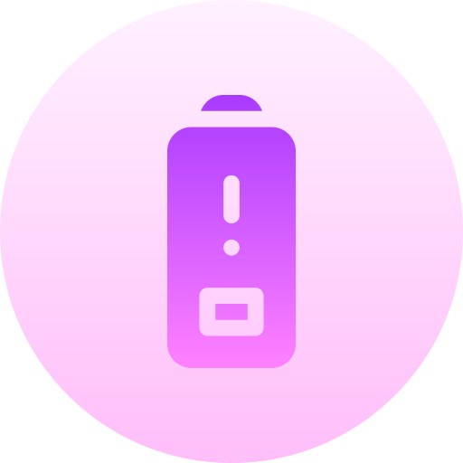 Battery Basic Gradient Circular icon