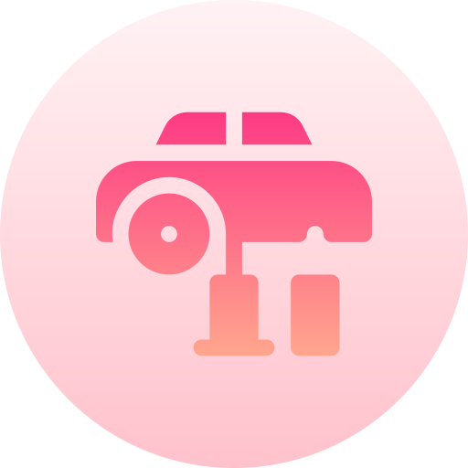 Car Basic Gradient Circular icon