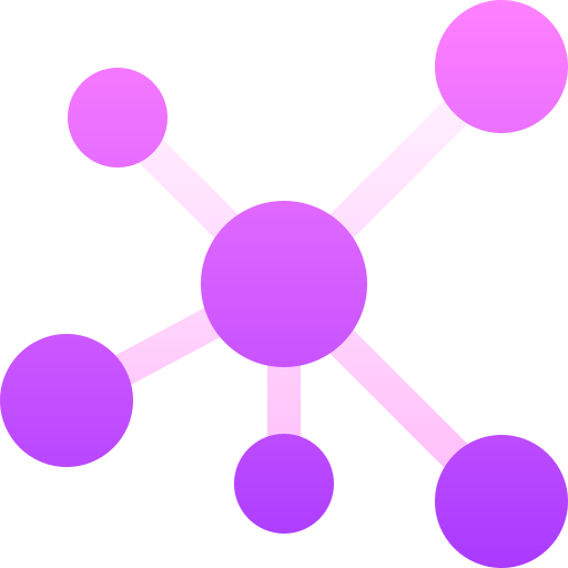 Molecule Basic Gradient Gradient Icon