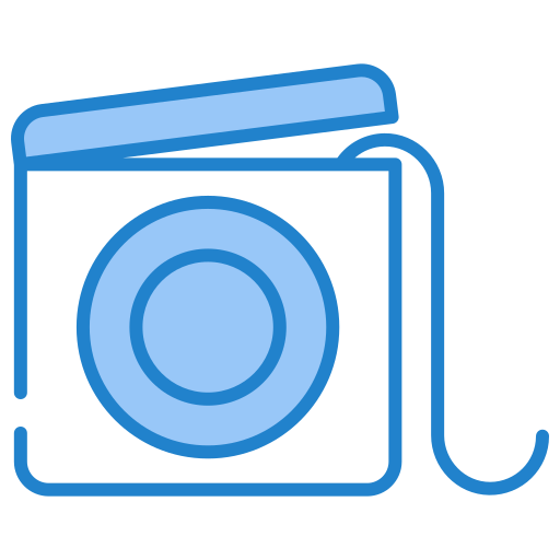 Dental floss Generic Blue icon