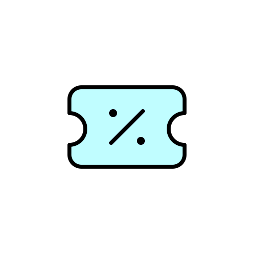 Ticket free icon Ticket free icon