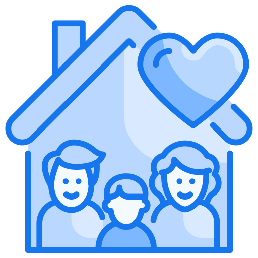 Foster home Generic Blue icon