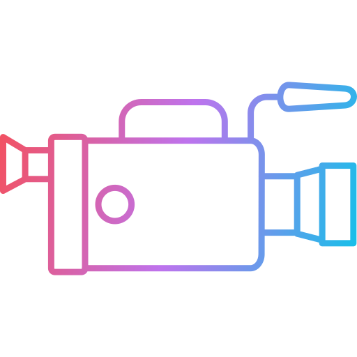 grabadora de vídeo icono gratis