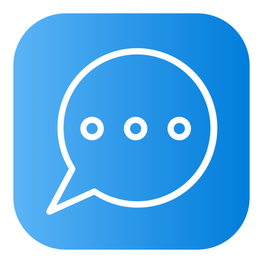 Chat Generic Flat Gradient icon