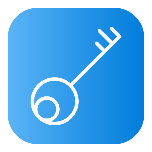 Key Generic Flat Gradient icon