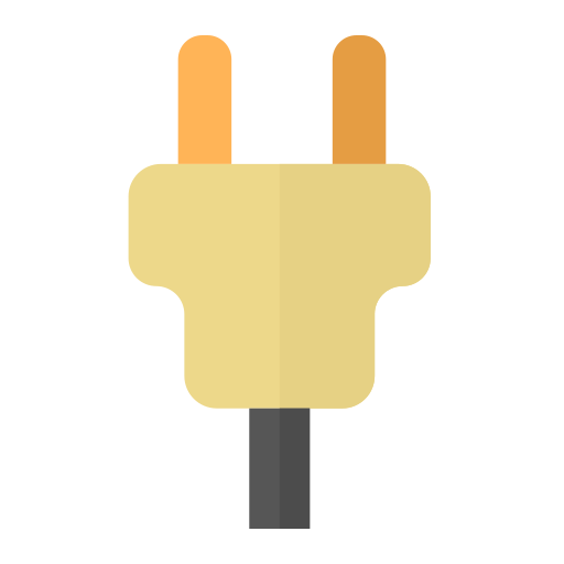 Электрическая вилка бесплатно иконка