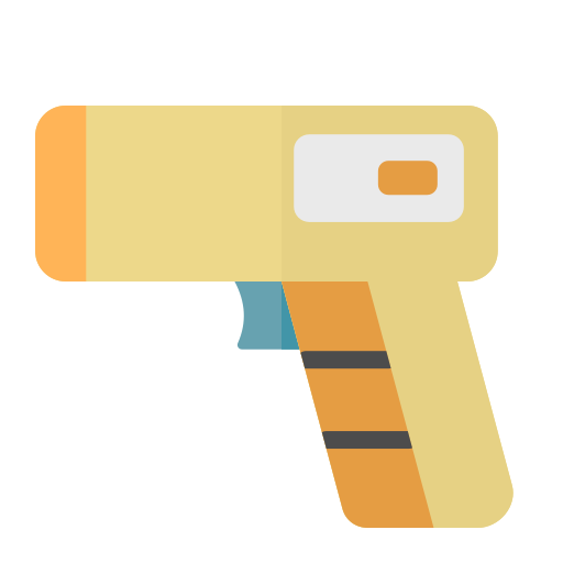 Thermometer gun free icon Thermometer gun free icon