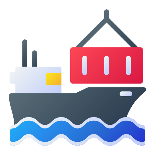 barco de carga icono gratis