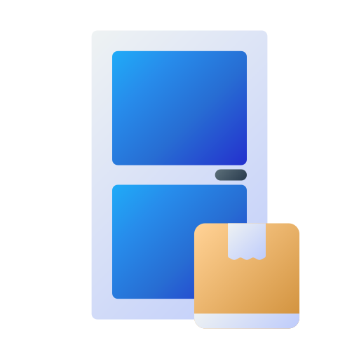 entrega a puerta icono gratis