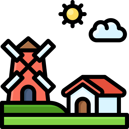 Rural - Free buildings icons