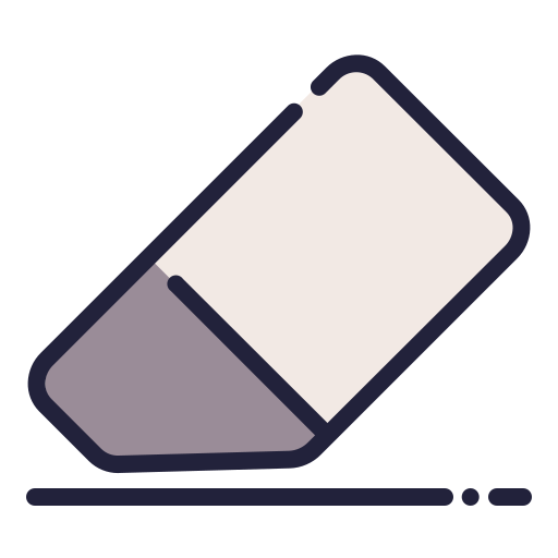 Eraser Generic Outline Color icon