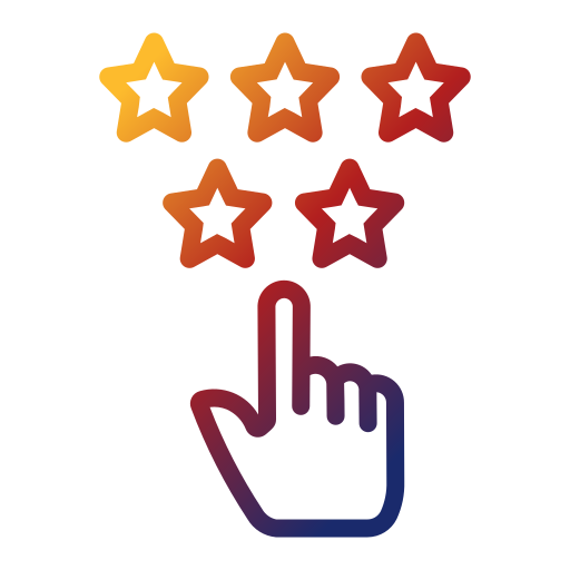 Rating stars Generic Gradient icon