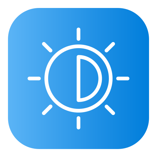 contraste icono gratis