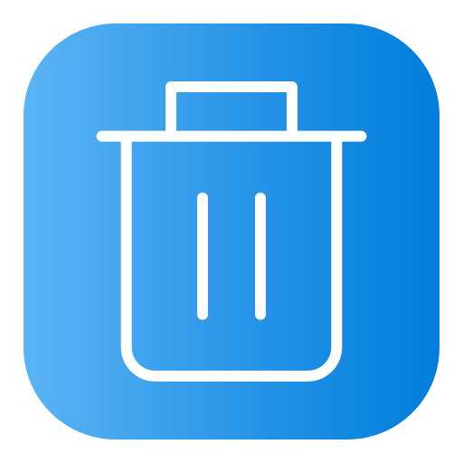 Trash free icon Trash free icon