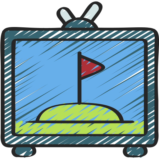 deportes en vivo icono gratis