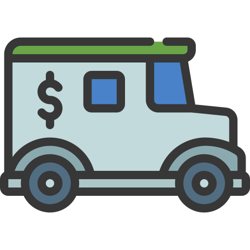 camion de banque Icône gratuit camion de banque Icône gratuit