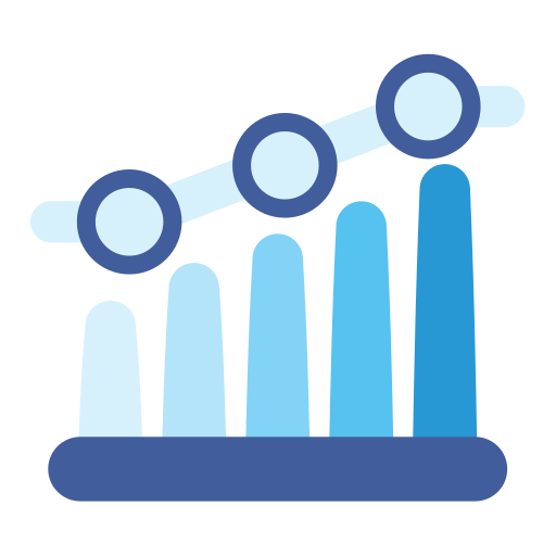 gráfico de barras icono gratis