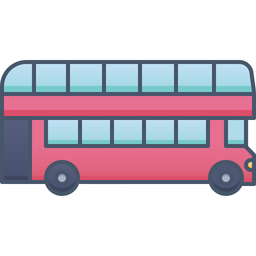 Bus Generic Outline Color icon