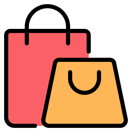 Shopping bag Generic Outline Color icon