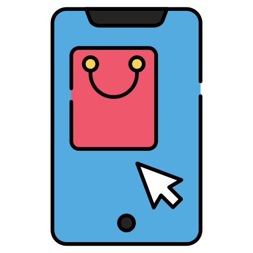 Online shopping free icon Online shopping free icon