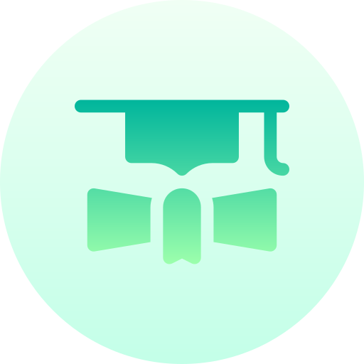 graduación icono gratis