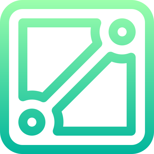 Moba Basic Gradient Lineal color icon