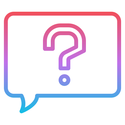 Question Iconixar Gradient icon