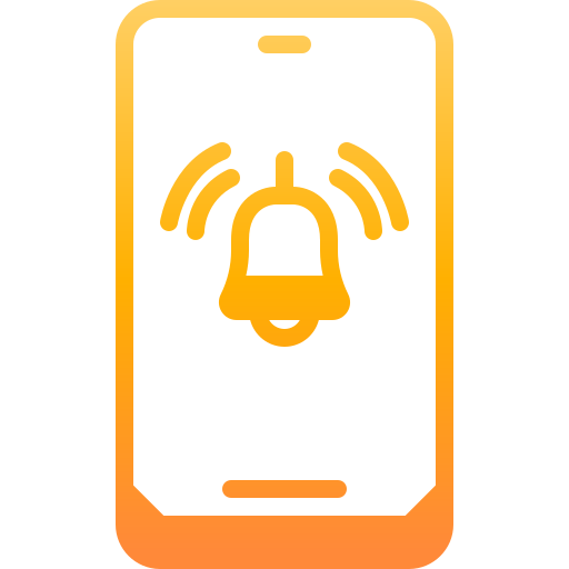 campana de notificación icono gratis