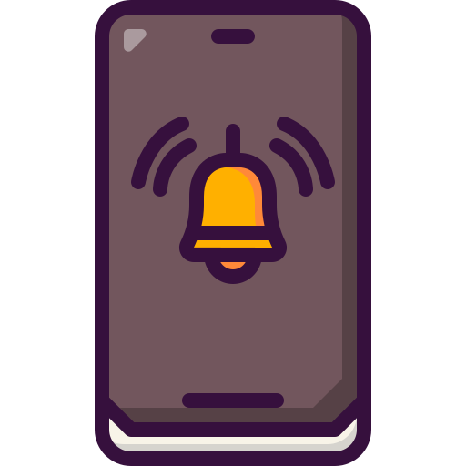 campana de notificación icono gratis