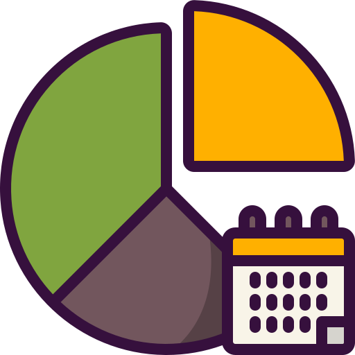 gráfico circular icono gratis