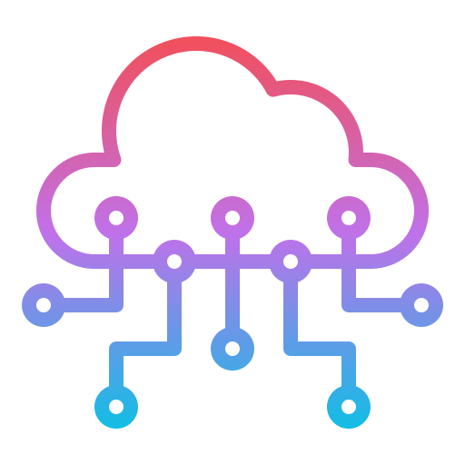 computación en la nube icono gratis
