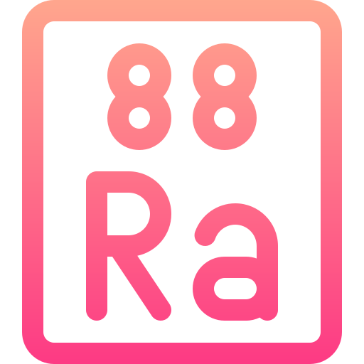 Radium free icon Radium free icon
