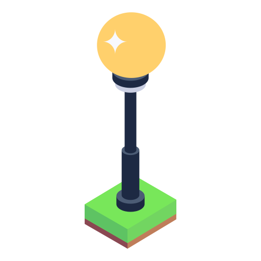 Street lamp Generic Isometric icon