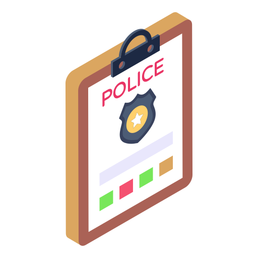 archivo policial icono gratis