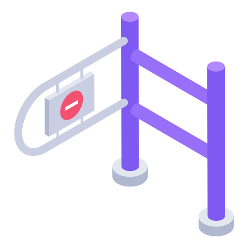 straßensperre kostenlos Icon