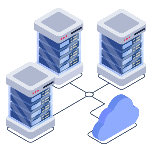 Data server Generic Isometric icon