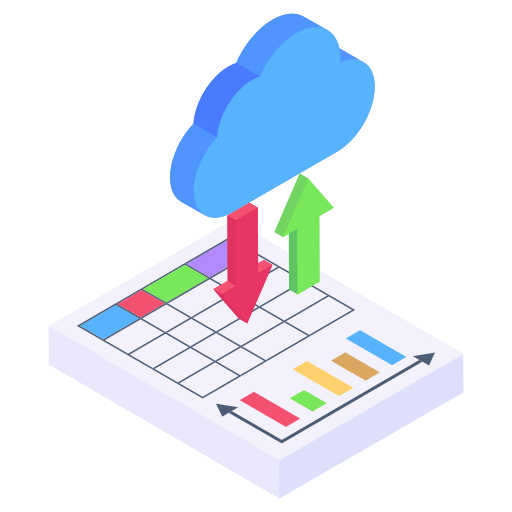 transferencia de datos icono gratis