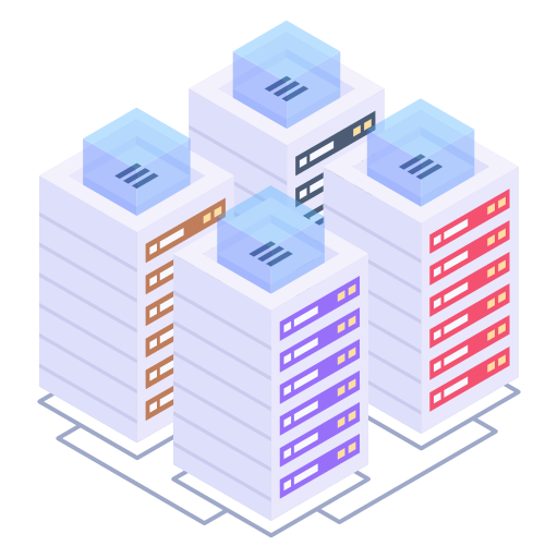 Data server Generic Isometric icon