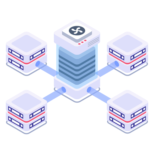 Data server Generic Isometric icon