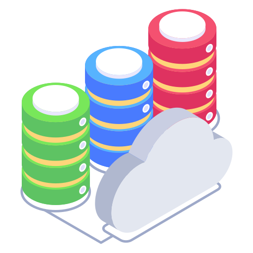 Cloud server free icon Cloud server free icon