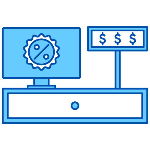 contador de dinero icono gratis