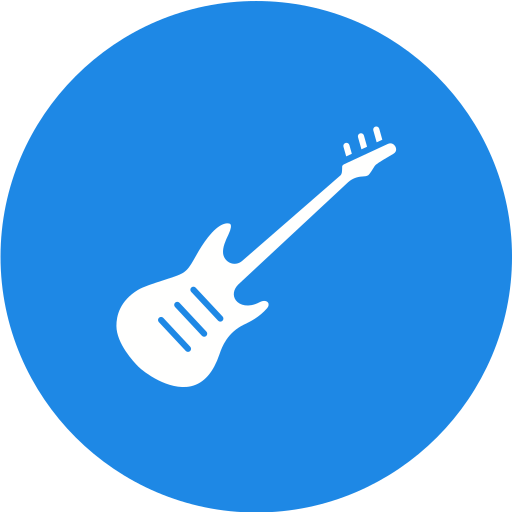 guitarra electrica icono gratis