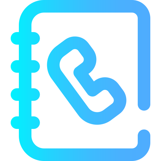 directorio telefónico icono gratis